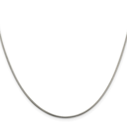 Sterling Silver 1.5mm Snake Chain Necklace