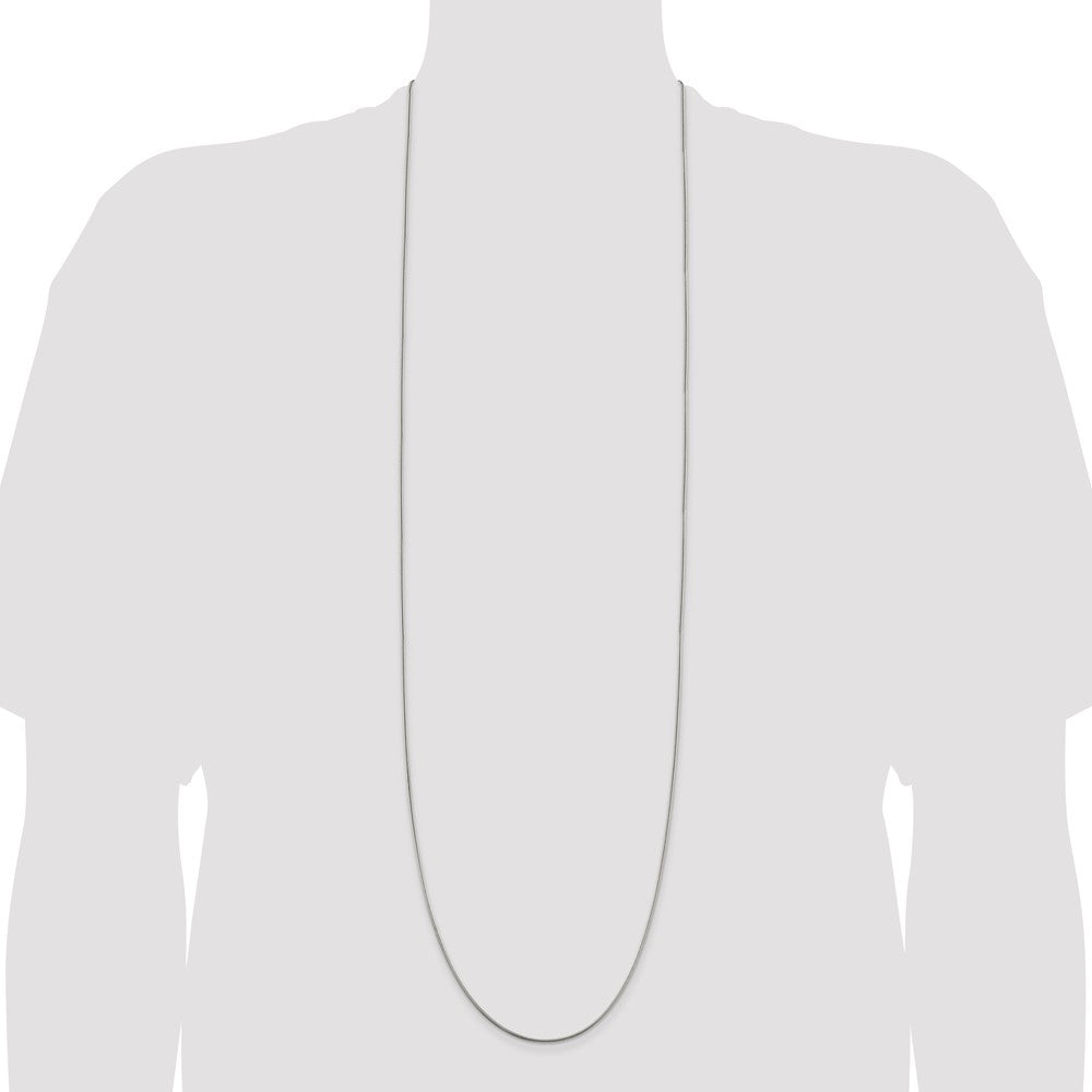 Sterling Silver 1.5mm Snake Chain Necklace
