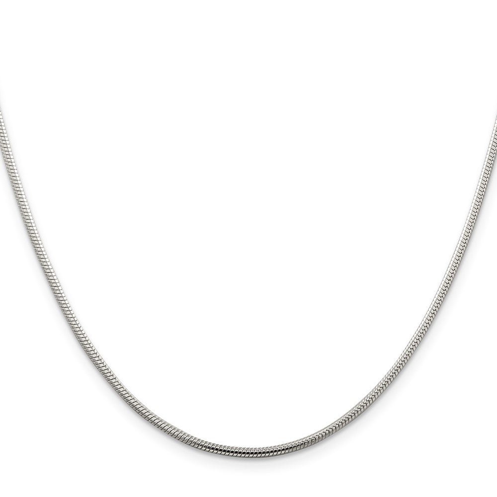 22 Inch Sterling Silver 1.75mm Snake Chain Necklace