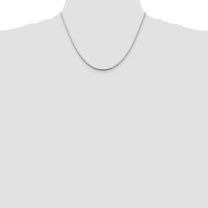 18 Inch Sterling Silver 1.75mm Snake Chain