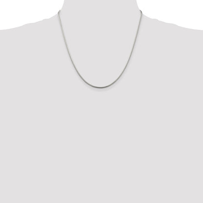20 Inch Sterling Silver 1.75mm Snake Chain Necklace