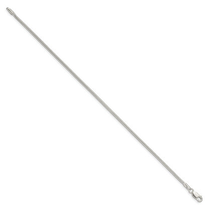 8 Inch Sterling Silver 1.75mm Snake Chain