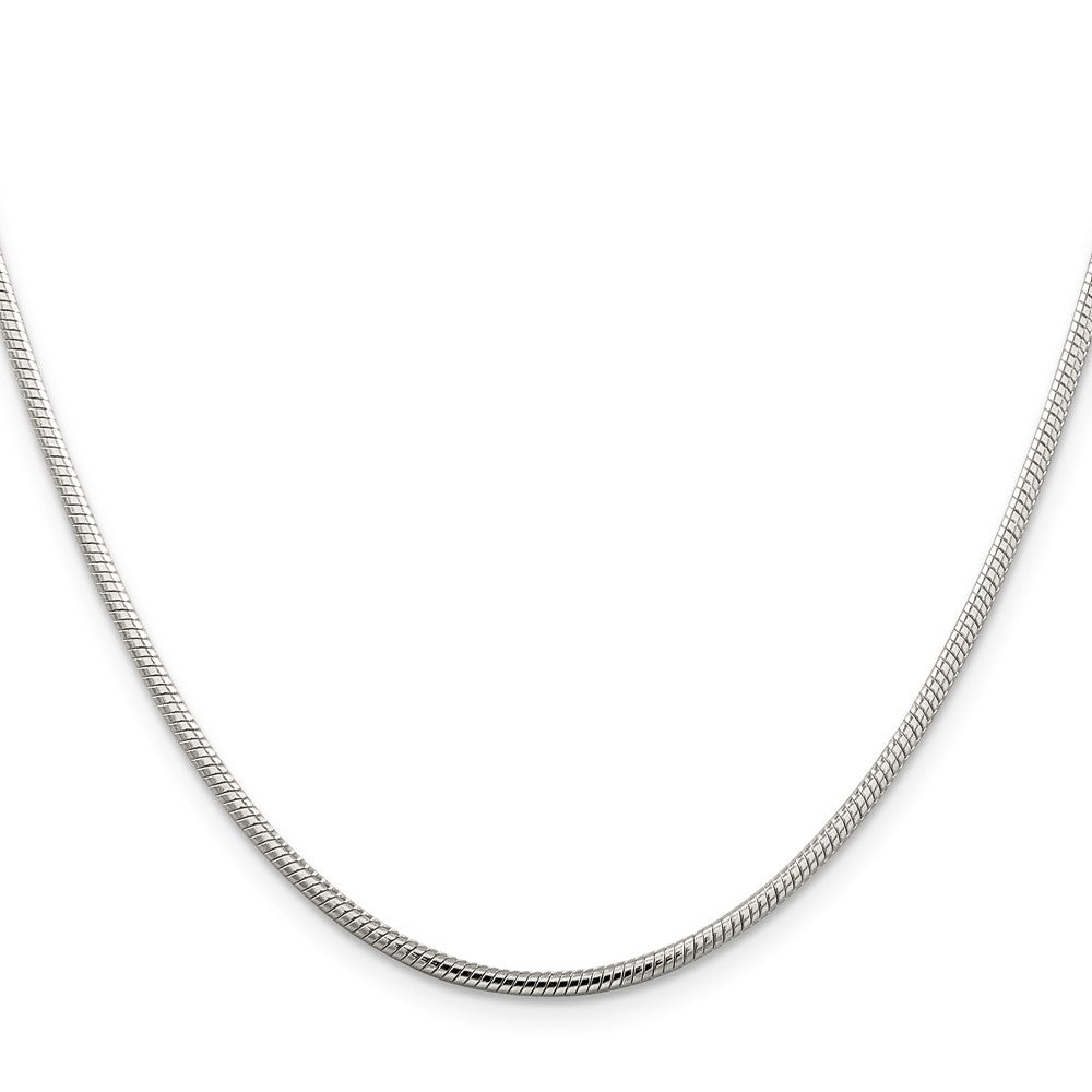 20 Inch Sterling Silver 2mm Snake Chain Necklace