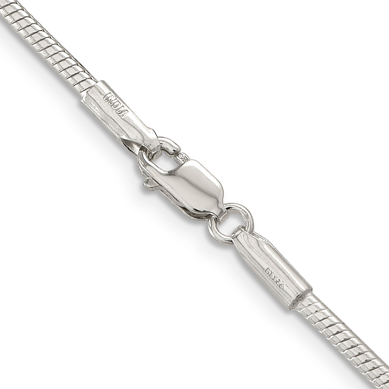 16 Inch Sterling Silver 2mm Snake Chain