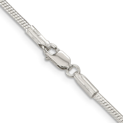 24 Inch Sterling Silver 2mm Snake Chain