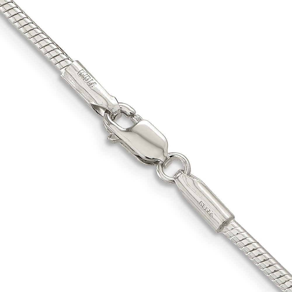 30 Inch Sterling Silver 2mm Snake Chain Necklace