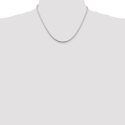 18 Inch Sterling Silver 2mm Snake Chain