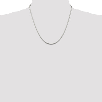 20 Inch Sterling Silver 2mm Snake Chain