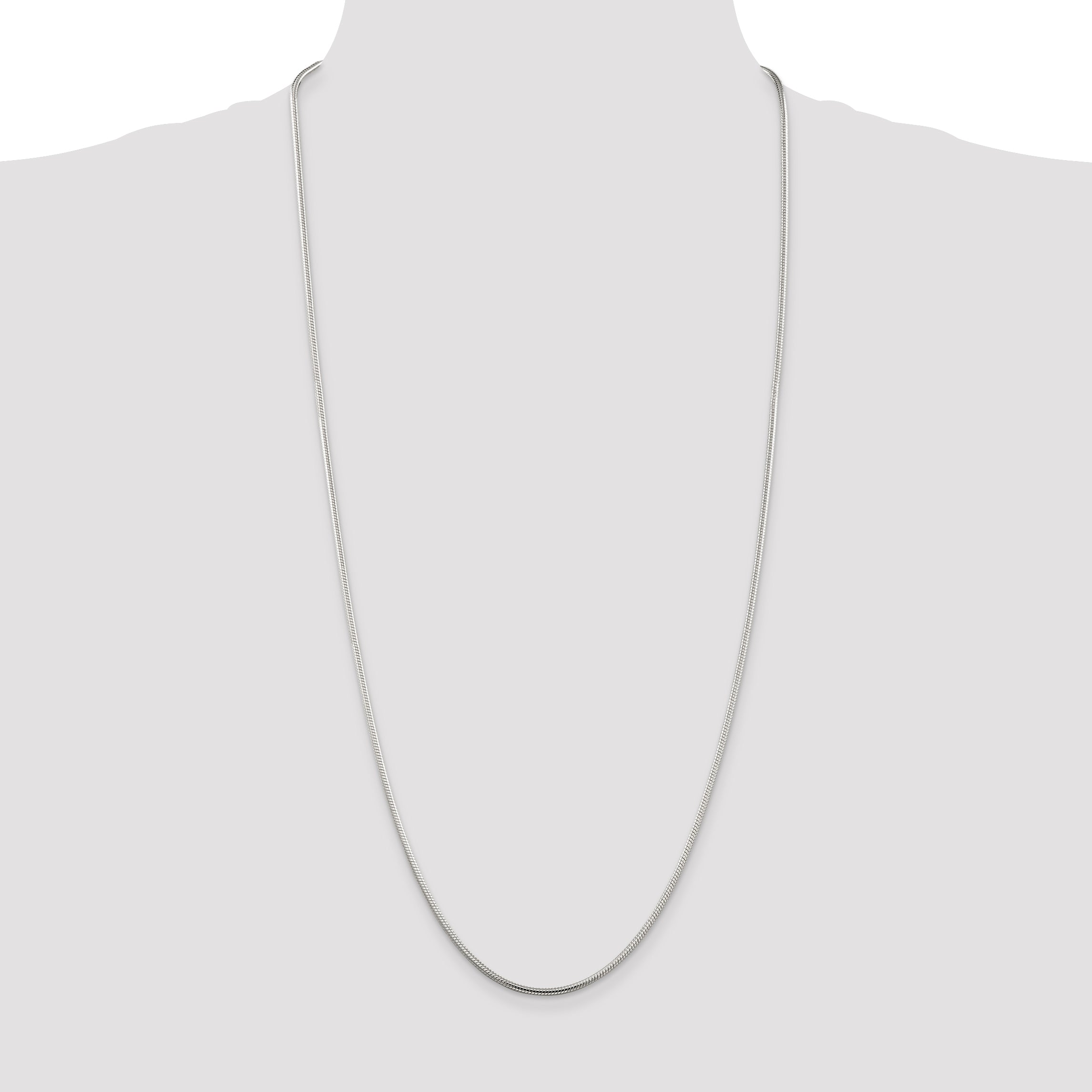 30 Inch Sterling Silver 2mm Snake Chain