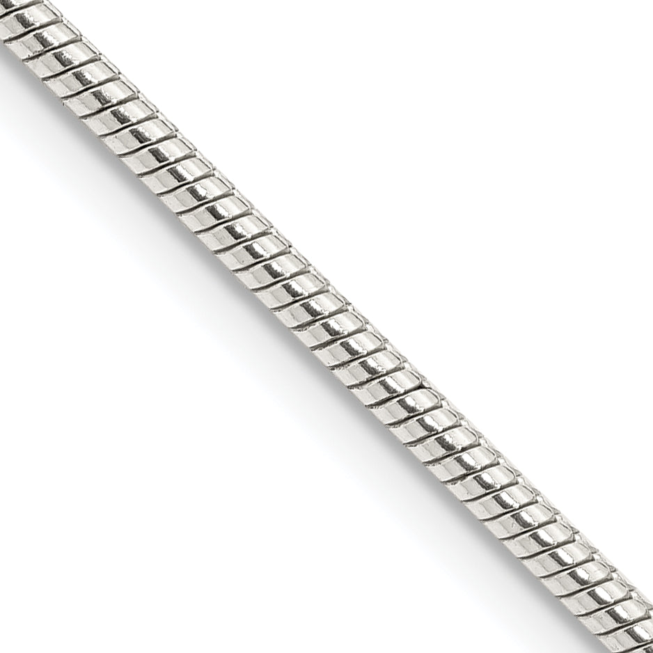 16 Inch Sterling Silver 2mm Snake Chain
