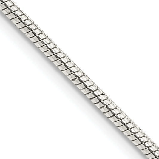 20 Inch Sterling Silver 2mm Snake Chain