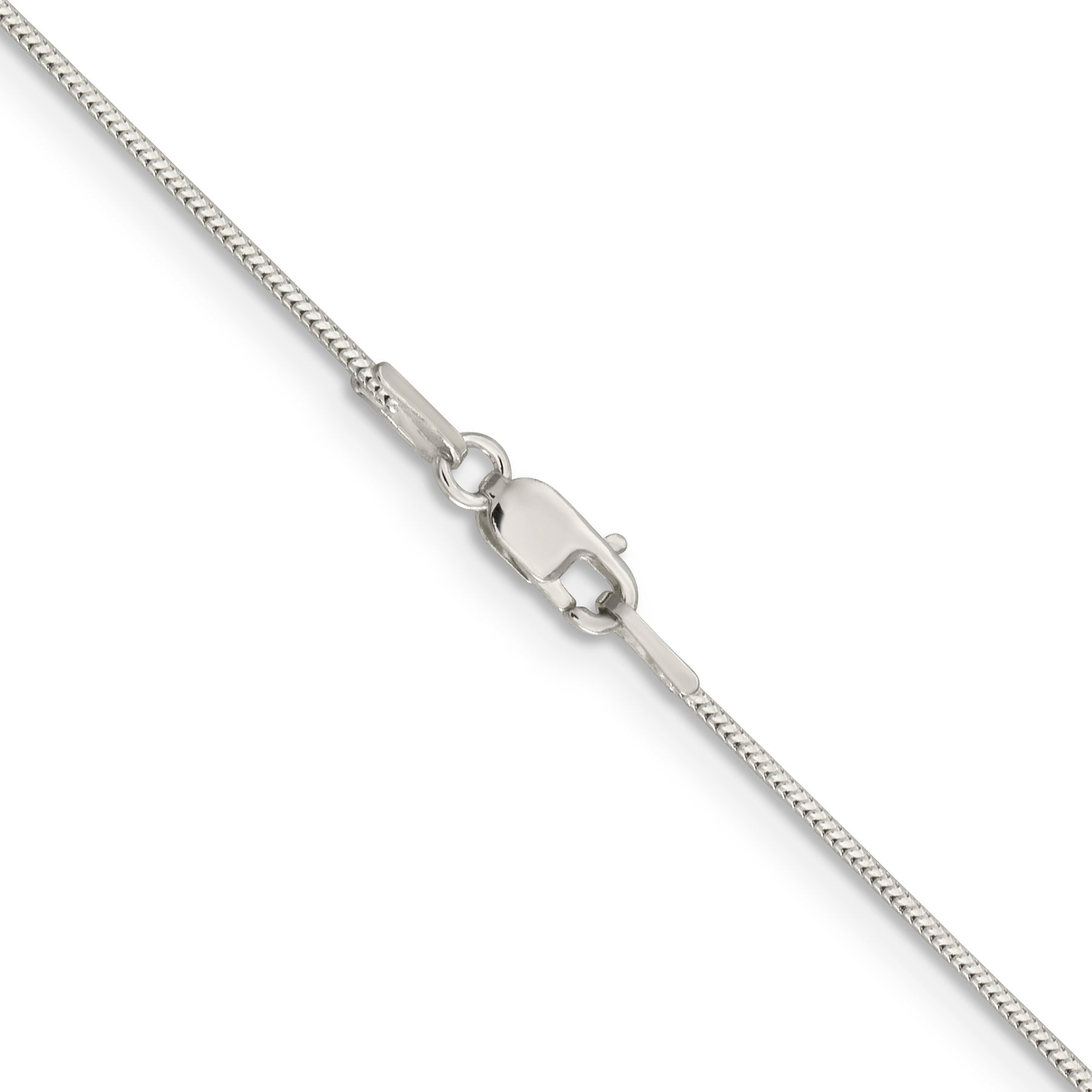 20 Inch Sterling Silver 1mm Round Snake Chain