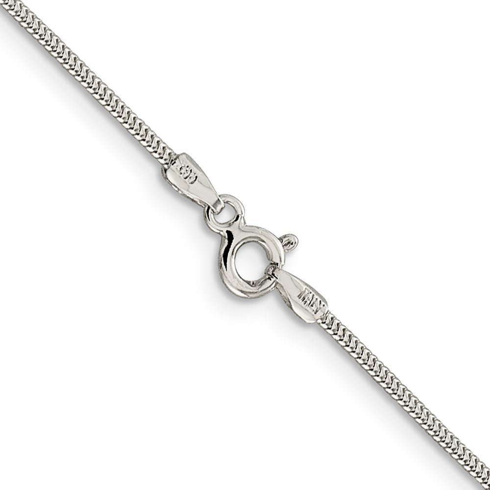 18 Inch Sterling Silver 1.2mm Round Snake Chain Necklace