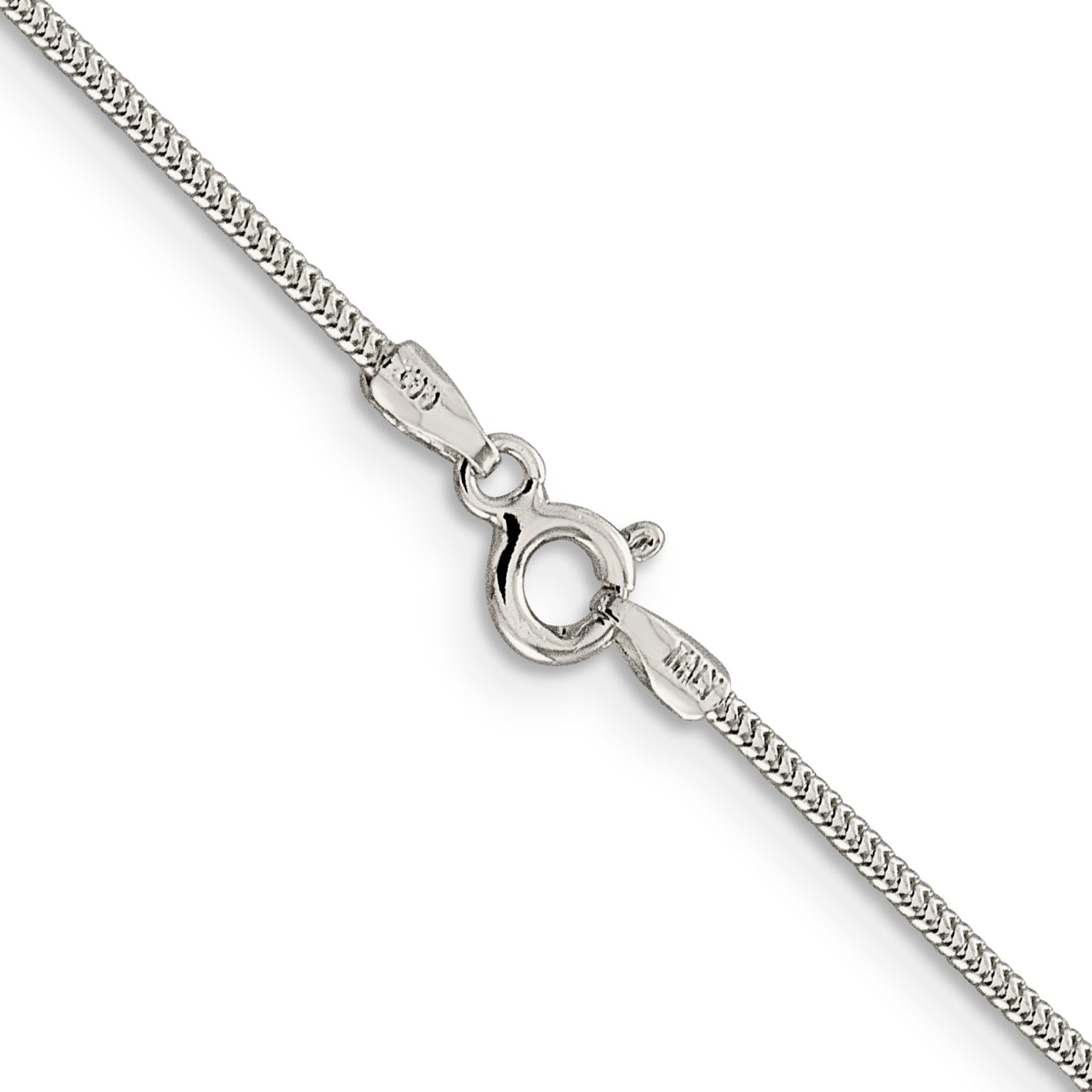 30 Inch Sterling Silver 1.2mm Round Snake Chain