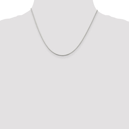 18 Inch Sterling Silver 1.2mm Round Snake Chain