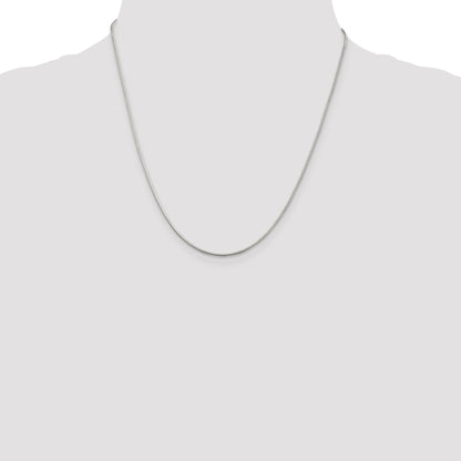 20 Inch Sterling Silver 1.2mm Round Snake Chain