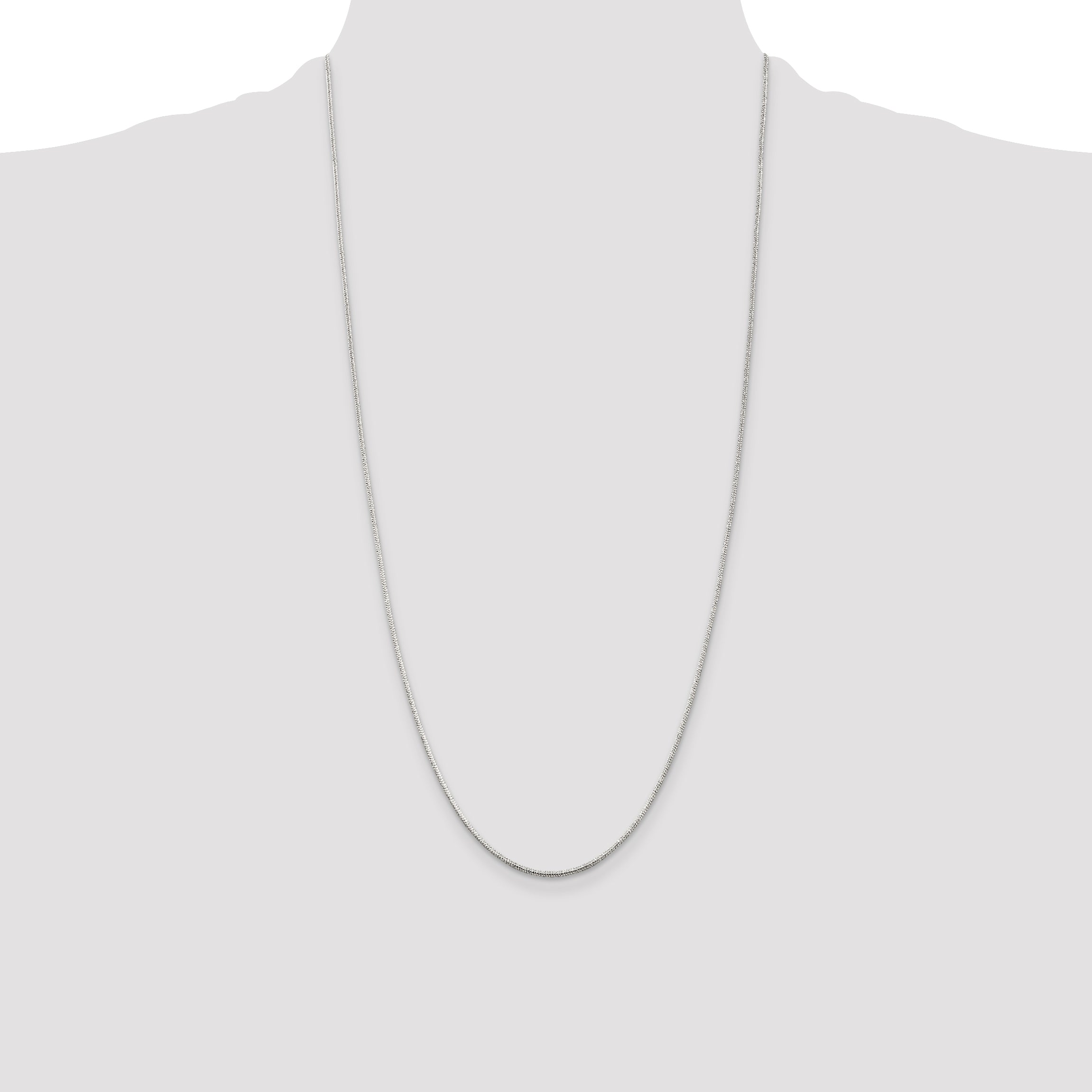 28 Inch Sterling Silver 1.2mm Round Snake Chain