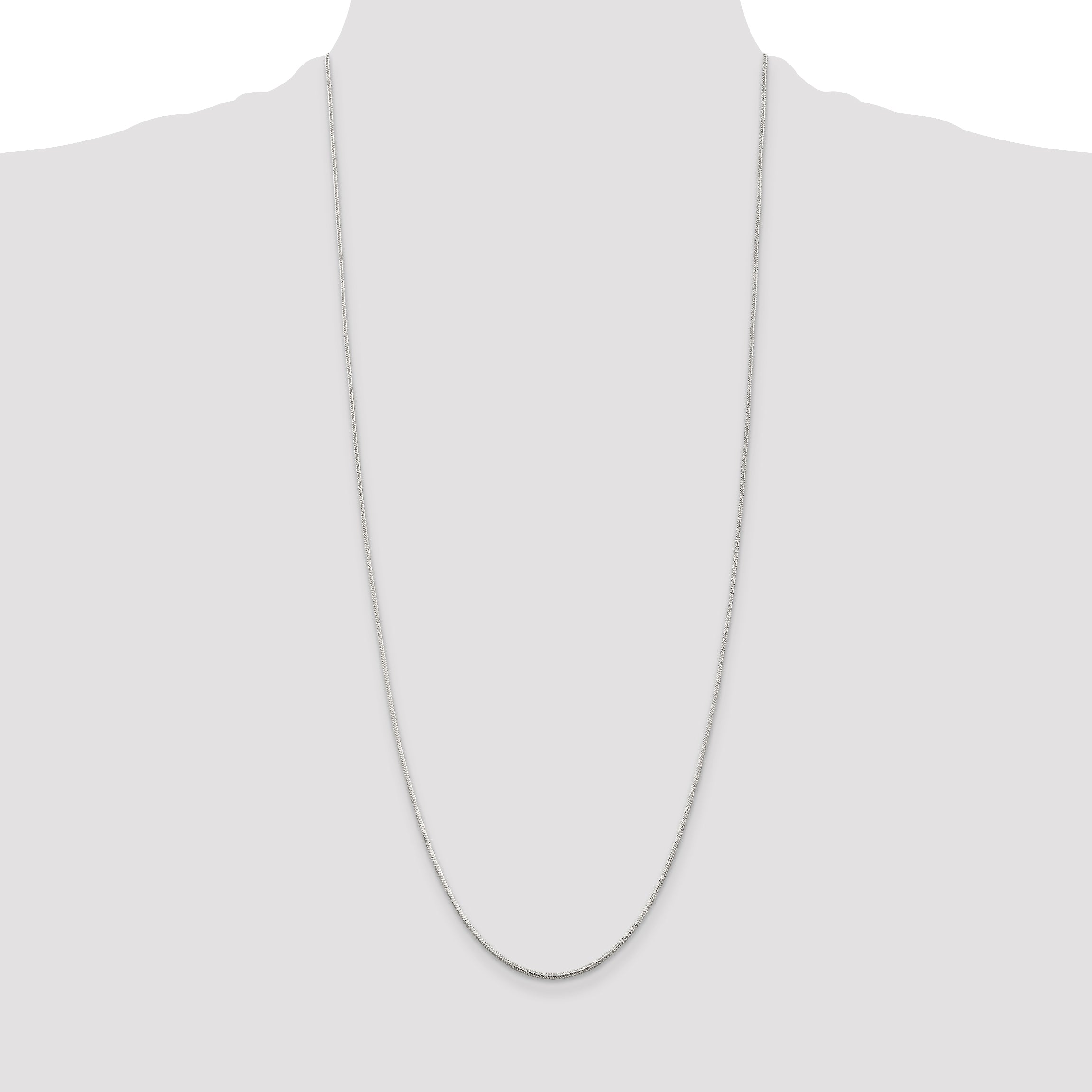 30 Inch Sterling Silver 1.2mm Round Snake Chain