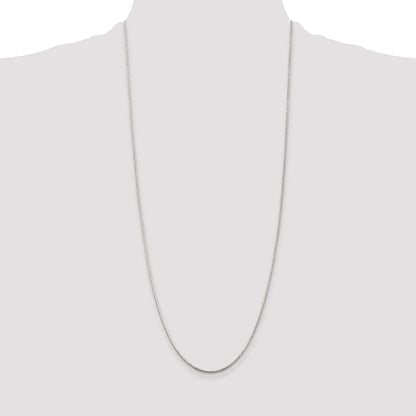 30 Inch Sterling Silver 1.2mm Round Snake Chain