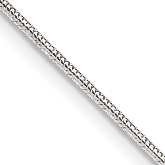 22 Inch Sterling Silver 1.2mm Round Snake Chain