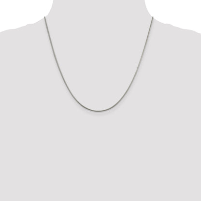 20 Inch Sterling Silver 1.5mm Round Snake Chain