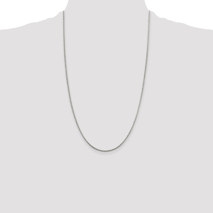 26 Inch Sterling Silver 1.5mm Round Snake Chain