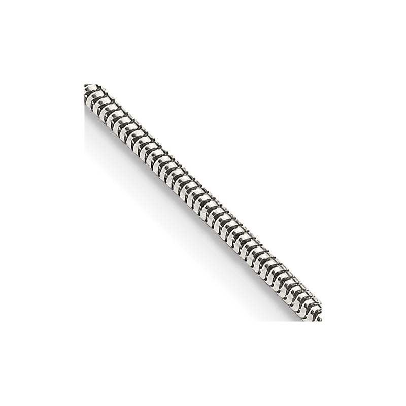 26 Inch Sterling Silver 1.5mm Round Snake Chain Necklace
