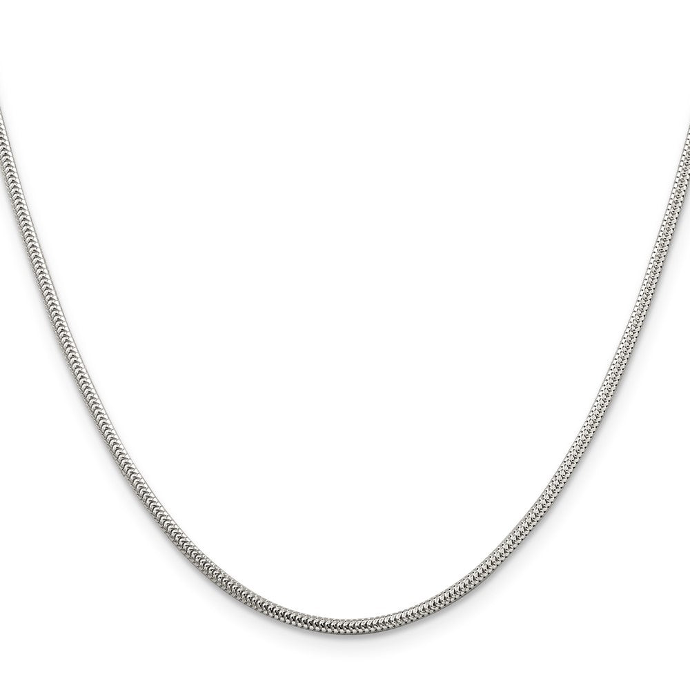 24 Inch Sterling Silver 1.6mm Round Snake Chain Necklace