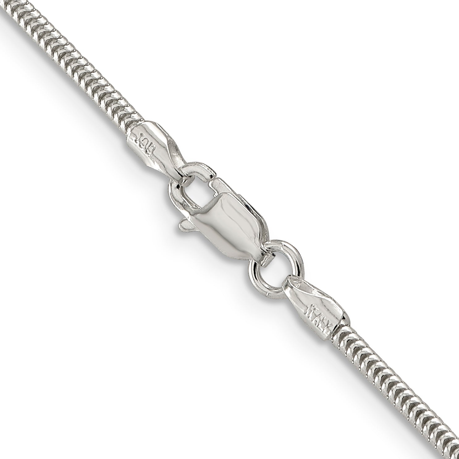 26 Inch Sterling Silver 1.6mm Round Snake Chain