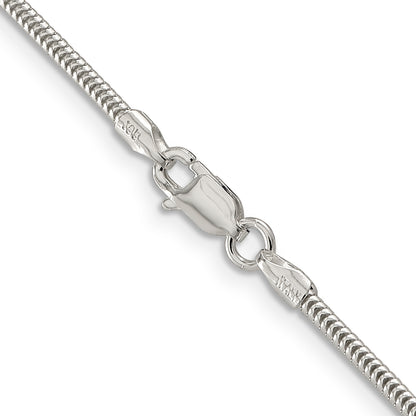 26 Inch Sterling Silver 1.6mm Round Snake Chain