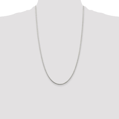 26 Inch Sterling Silver 1.6mm Round Snake Chain