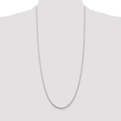 30 Inch Sterling Silver 1.6mm Round Snake Chain