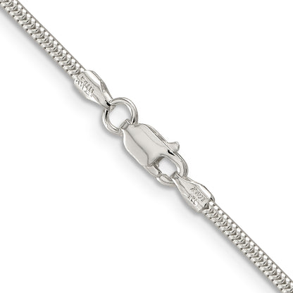 28 Inch Sterling Silver 2mm Round Snake Chain