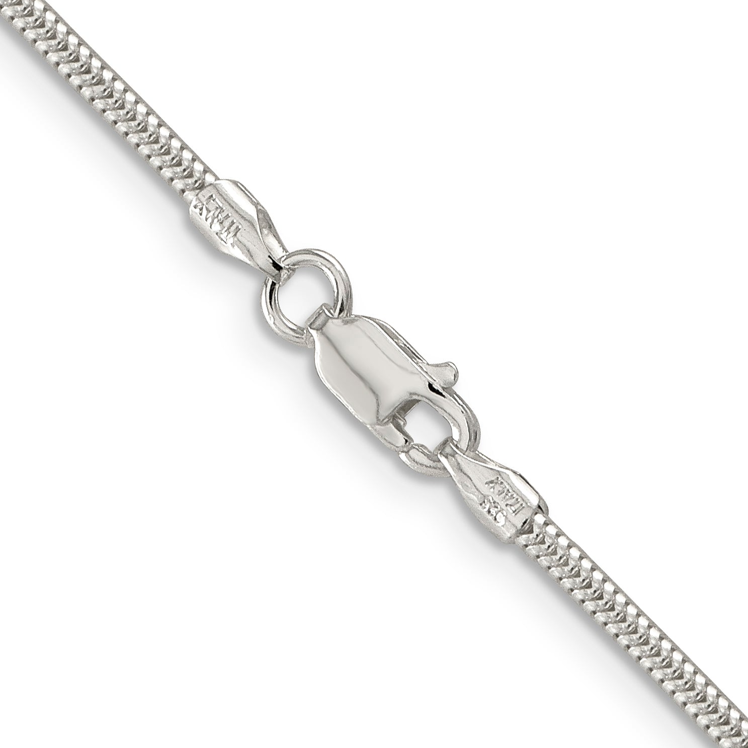30 Inch Sterling Silver 2mm Round Snake Chain