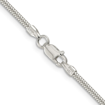 24 Inch Sterling Silver 2mm Round Snake Chain Necklace