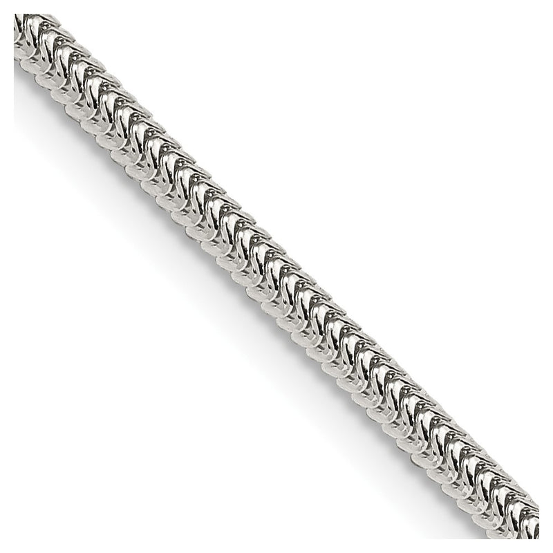 24 Inch Sterling Silver 2.5mm Round Snake Chain Necklace