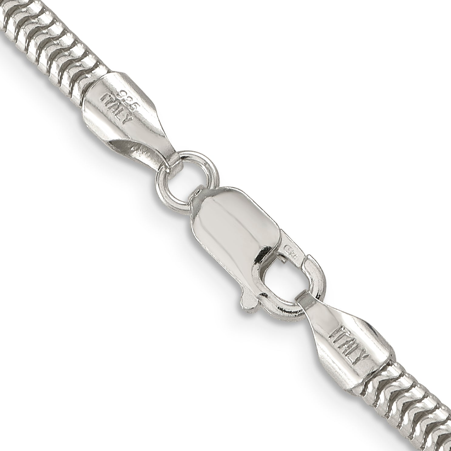 20 Inch Sterling Silver 4mm Round Snake Chain
