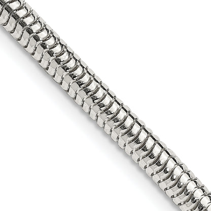 20 Inch Sterling Silver 4mm Round Snake Chain