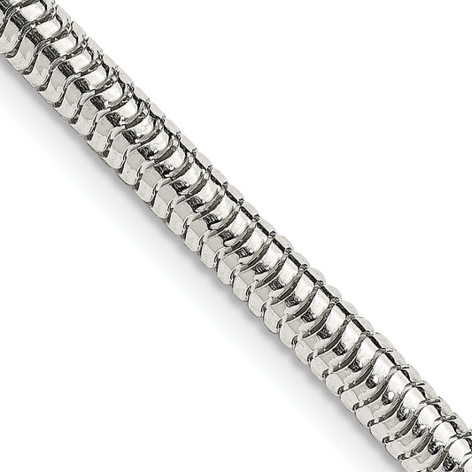 20 Inch Sterling Silver 4mm Round Snake Chain