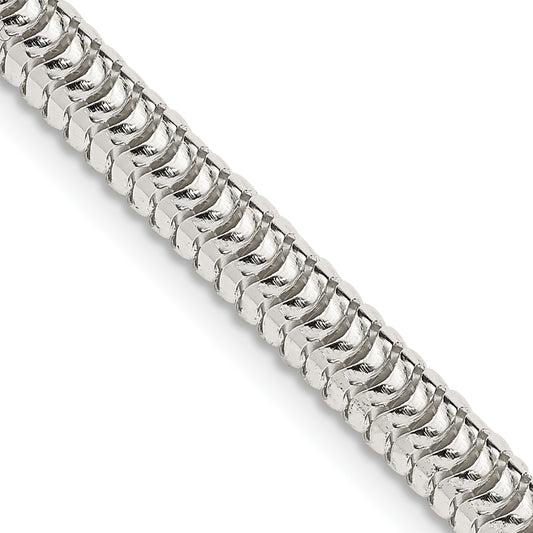 20 Inch Sterling Silver 5mm Round Snake Chain