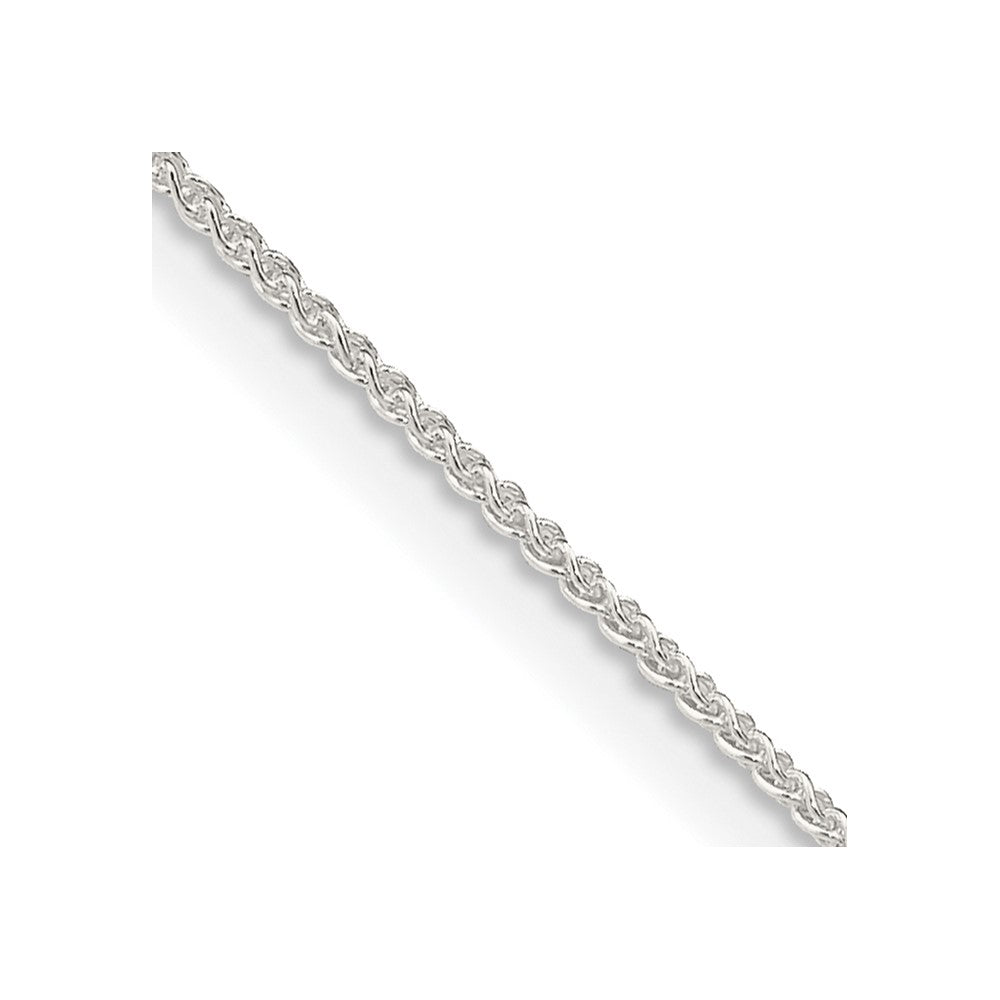 26 Inch Sterling Silver 1mm Round Spiga Chain Necklace