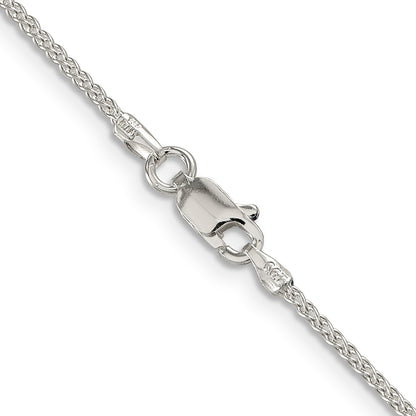 14 Inch Sterling Silver 1.5mm Round Spiga Chain