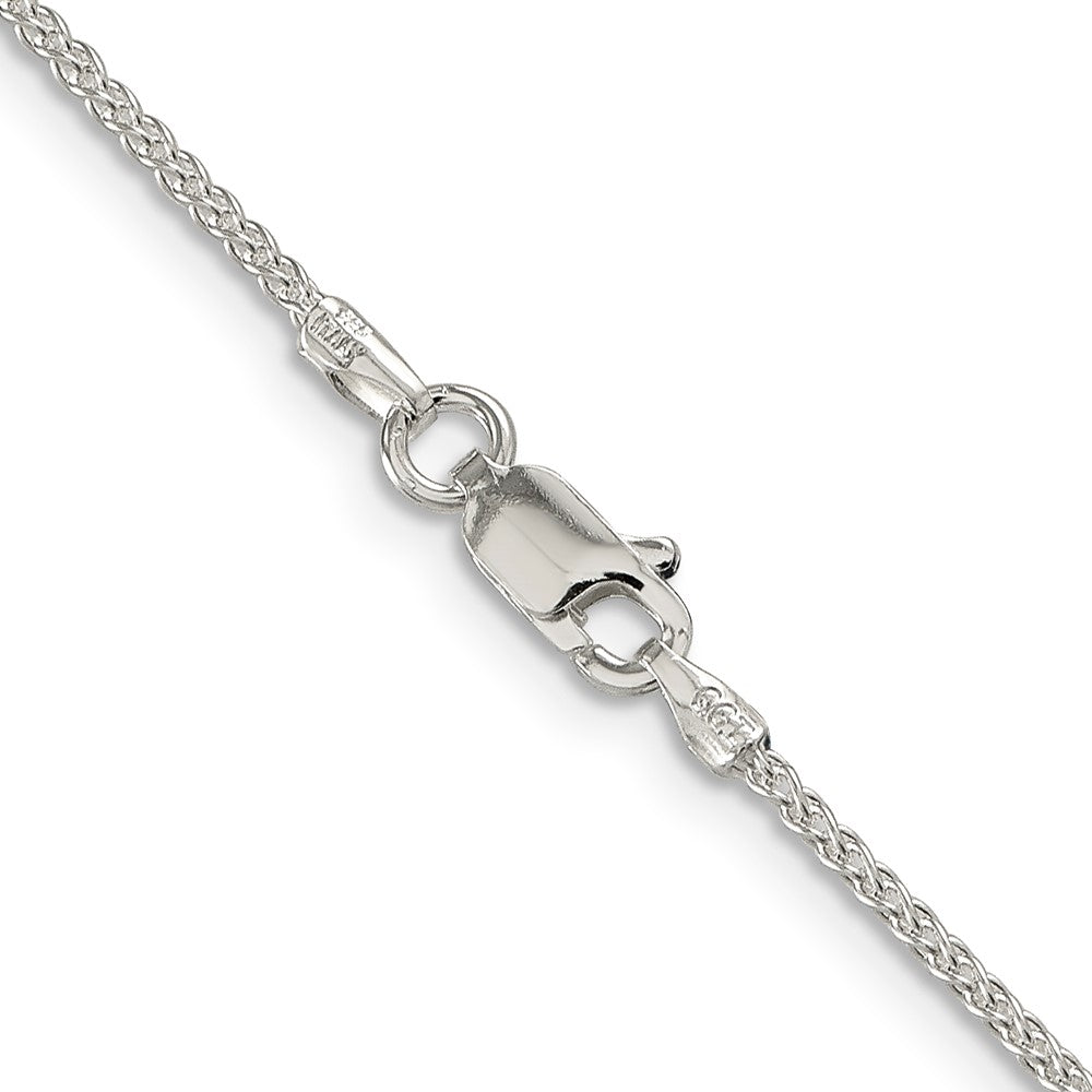 24 Inch Sterling Silver 1.5mm Round Spiga Chain Necklace
