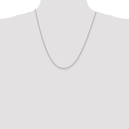 22 Inch Sterling Silver 1.5mm Round Spiga Chain Necklace
