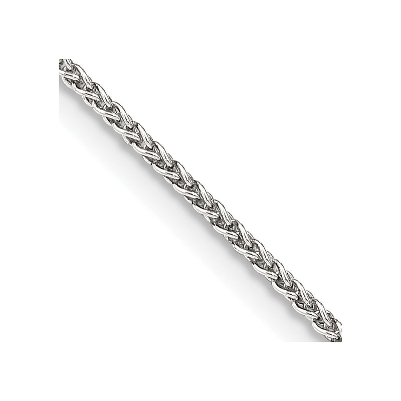 36 Inch Sterling Silver 1.5mm Round Spiga Chain Necklace