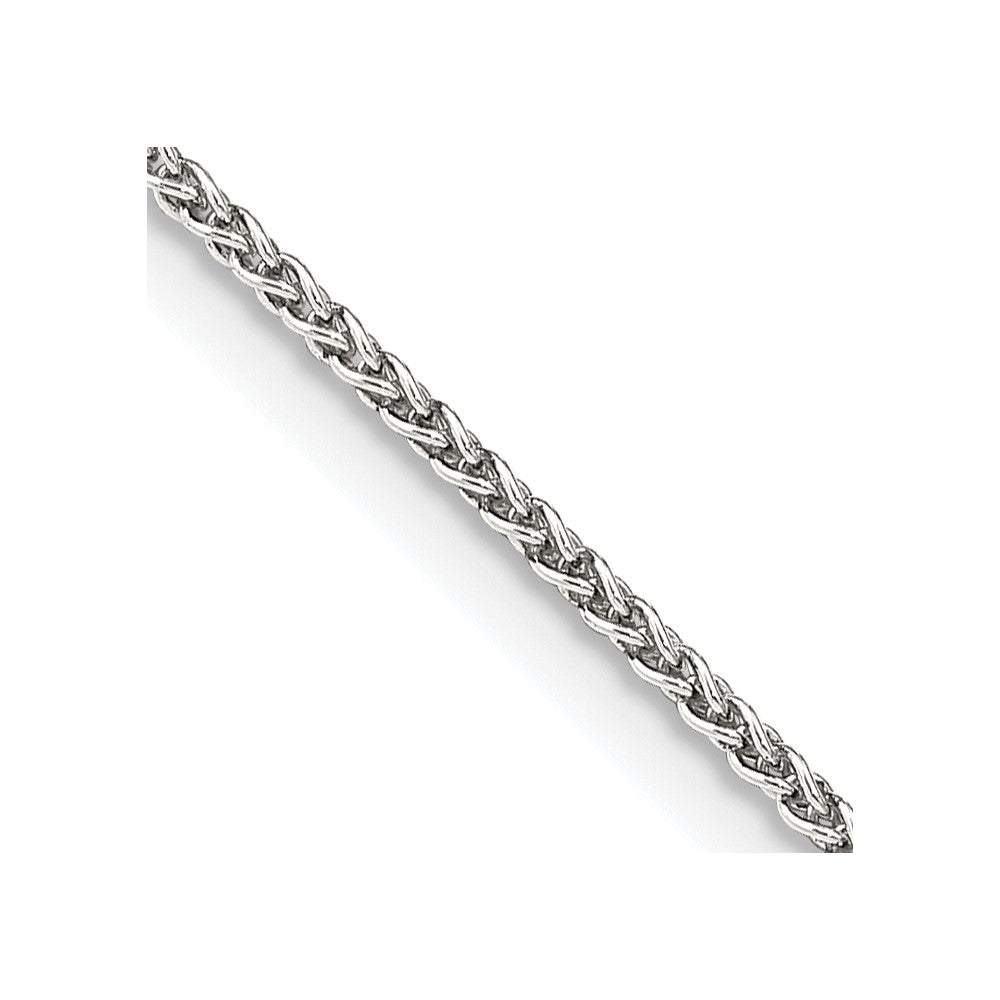 24 Inch Sterling Silver 1.5mm Round Spiga Chain Necklace
