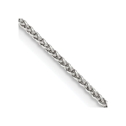 24 Inch Sterling Silver 1.5mm Round Spiga Chain Necklace