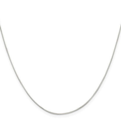 16 Inch Sterling Silver .7mm Square Snake Chain Necklace
