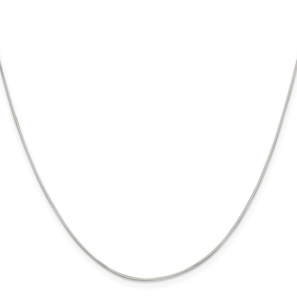 18 Inch Sterling Silver .7mm Square Snake Chain Necklace