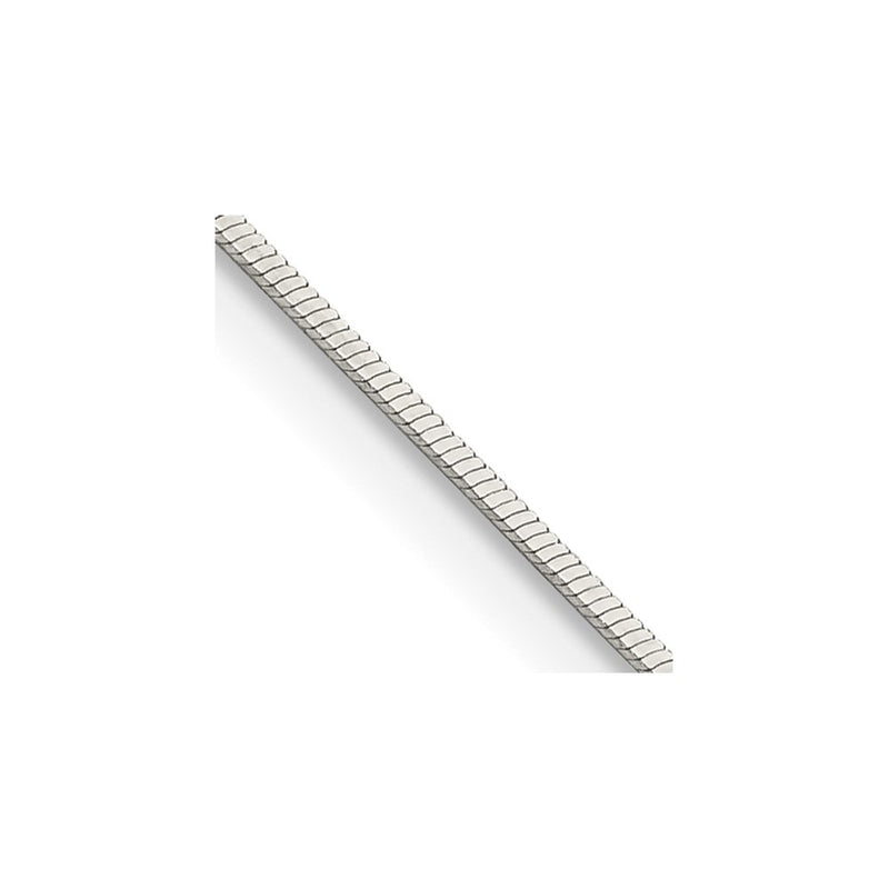 20 Inch Sterling Silver .7mm Square Snake Chain Necklace